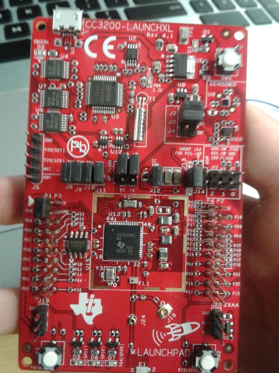 Texas Instruments CC3200 LaunchPad from a TI-sponsored engineering course